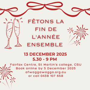 French end of year event Wagga 2025